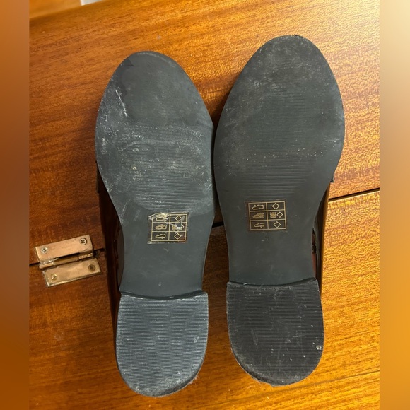 ASOS DESIGN Stanford smart mid heeled loafers in black size 4 - Picture 6 of 13